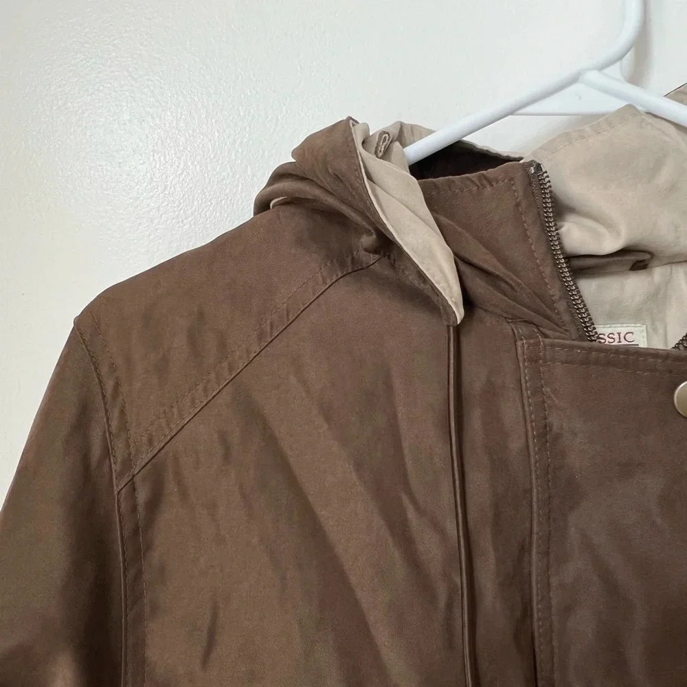 Classic Elements Brown Soft Jacket Coat - image 2